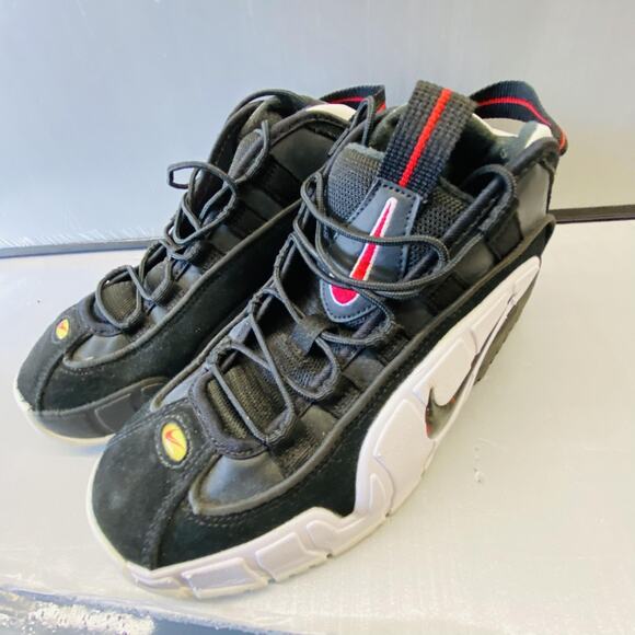 Nike Air Max Penny 1 Shoes Youth Size 6Y 7.5 women White Red Hardaway 315519-007 - Picture 2 of 9